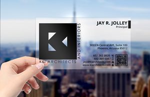 Diseño de Tarjeta de Presentación por DesignerShahadat para K&I Architects and Interiors LLC | Diseño: #31769748