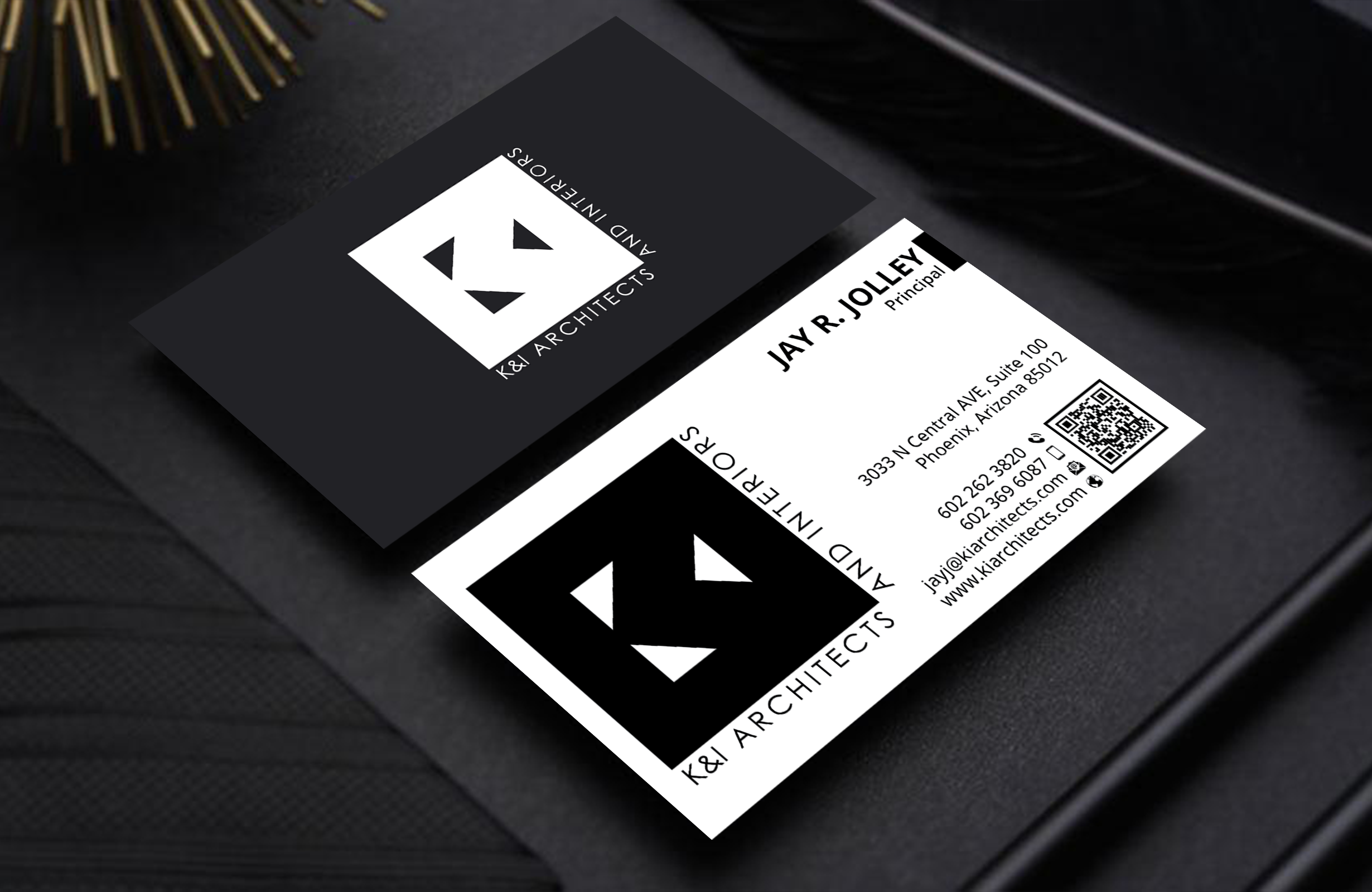 Diseño de Tarjeta de Presentación por DesignerShahadat para K&I Architects and Interiors LLC | Diseño #31769749