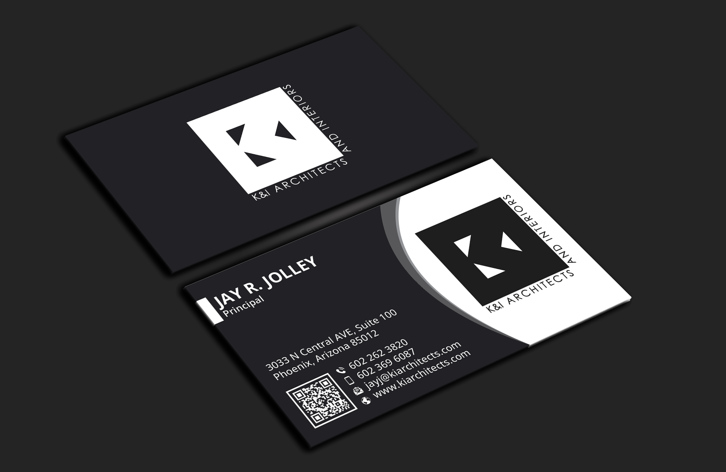 Business Card Design by DesignerShahadat for K&I Architects and Interiors LLC | Design #31773880