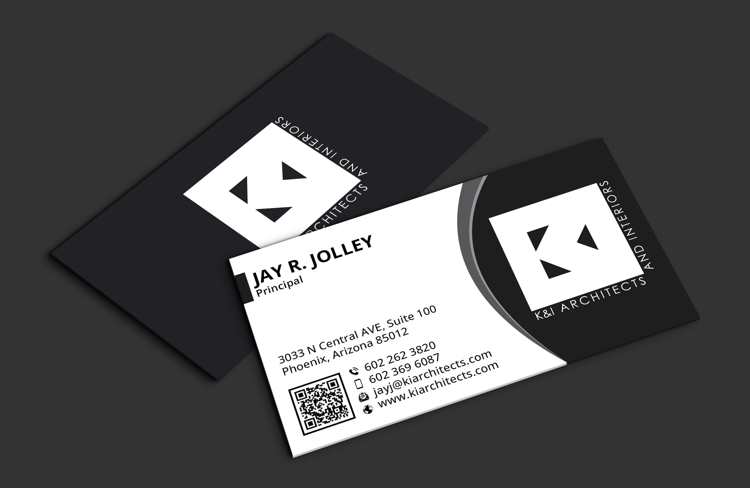 Business Card Design by DesignerShahadat for K&I Architects and Interiors LLC | Design #31773890