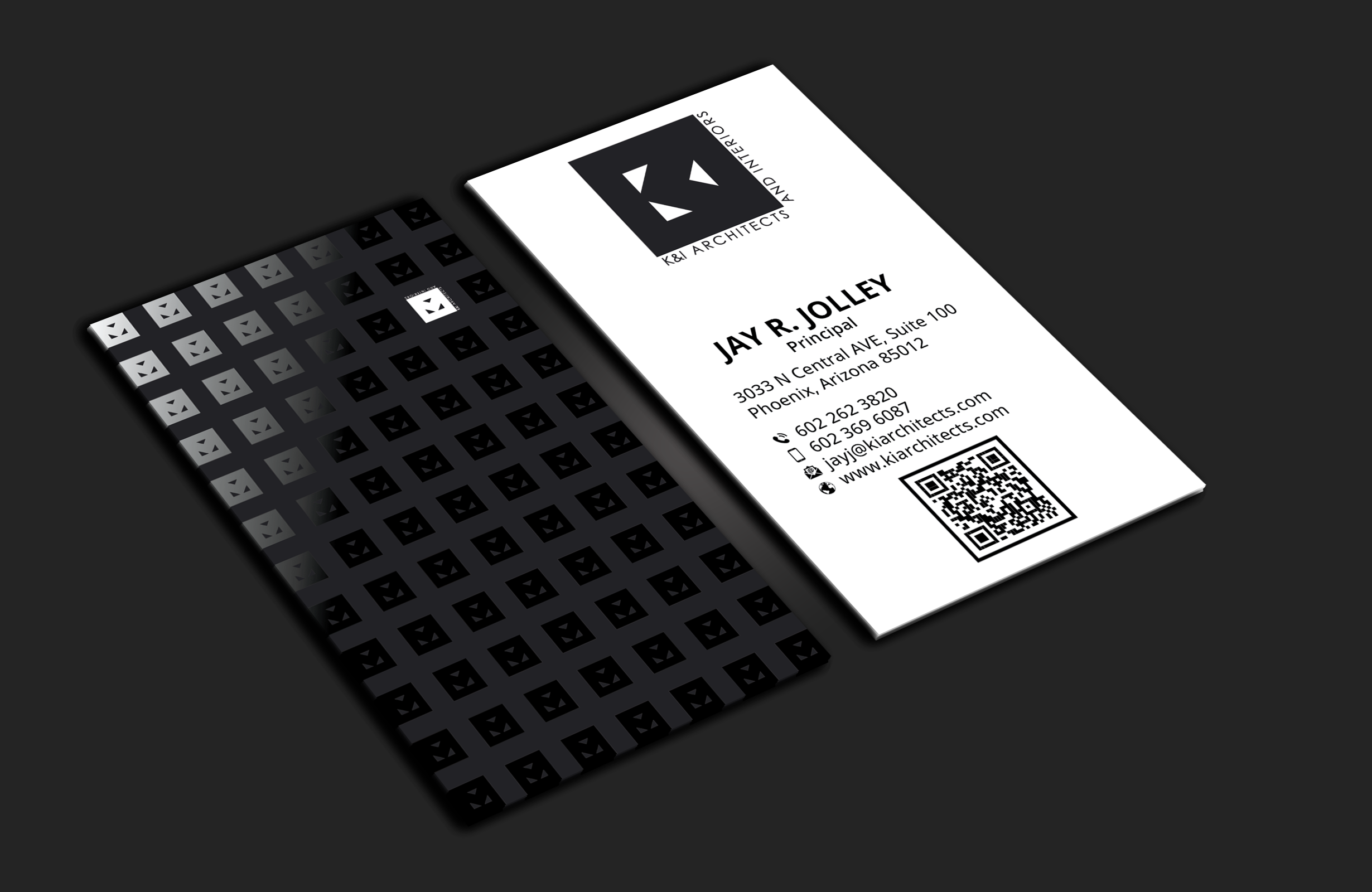 Business Card Design by DesignerShahadat for K&I Architects and Interiors LLC | Design #31774268