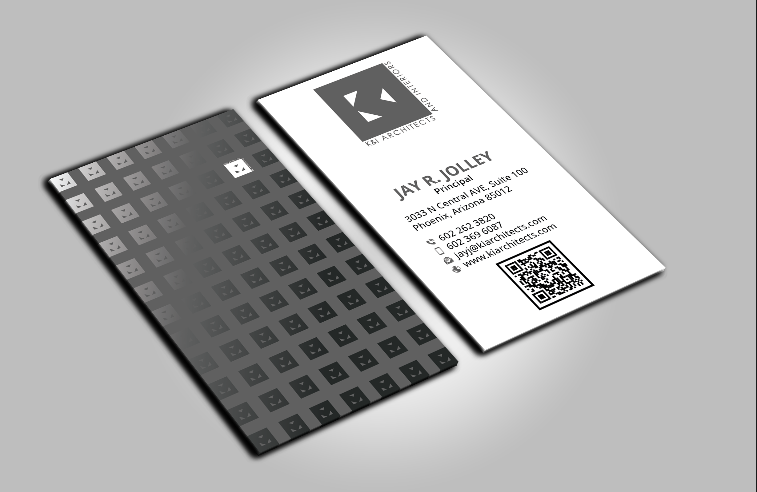 Business Card Design by DesignerShahadat for K&I Architects and Interiors LLC | Design #31774269