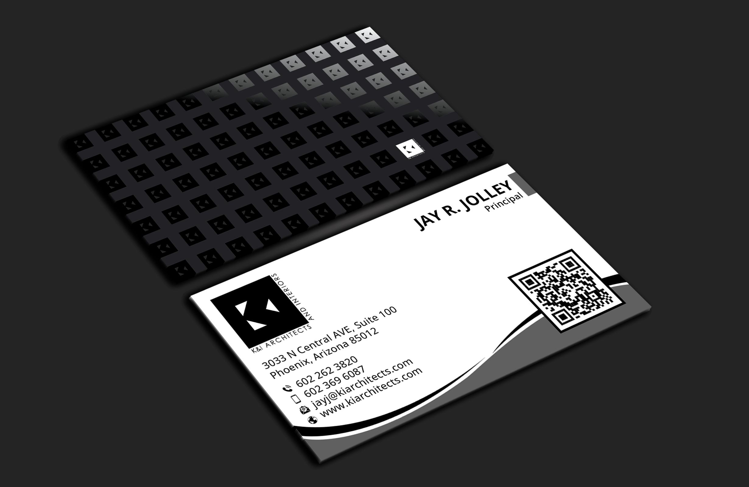 Business Card Design by DesignerShahadat for K&I Architects and Interiors LLC | Design #31774273