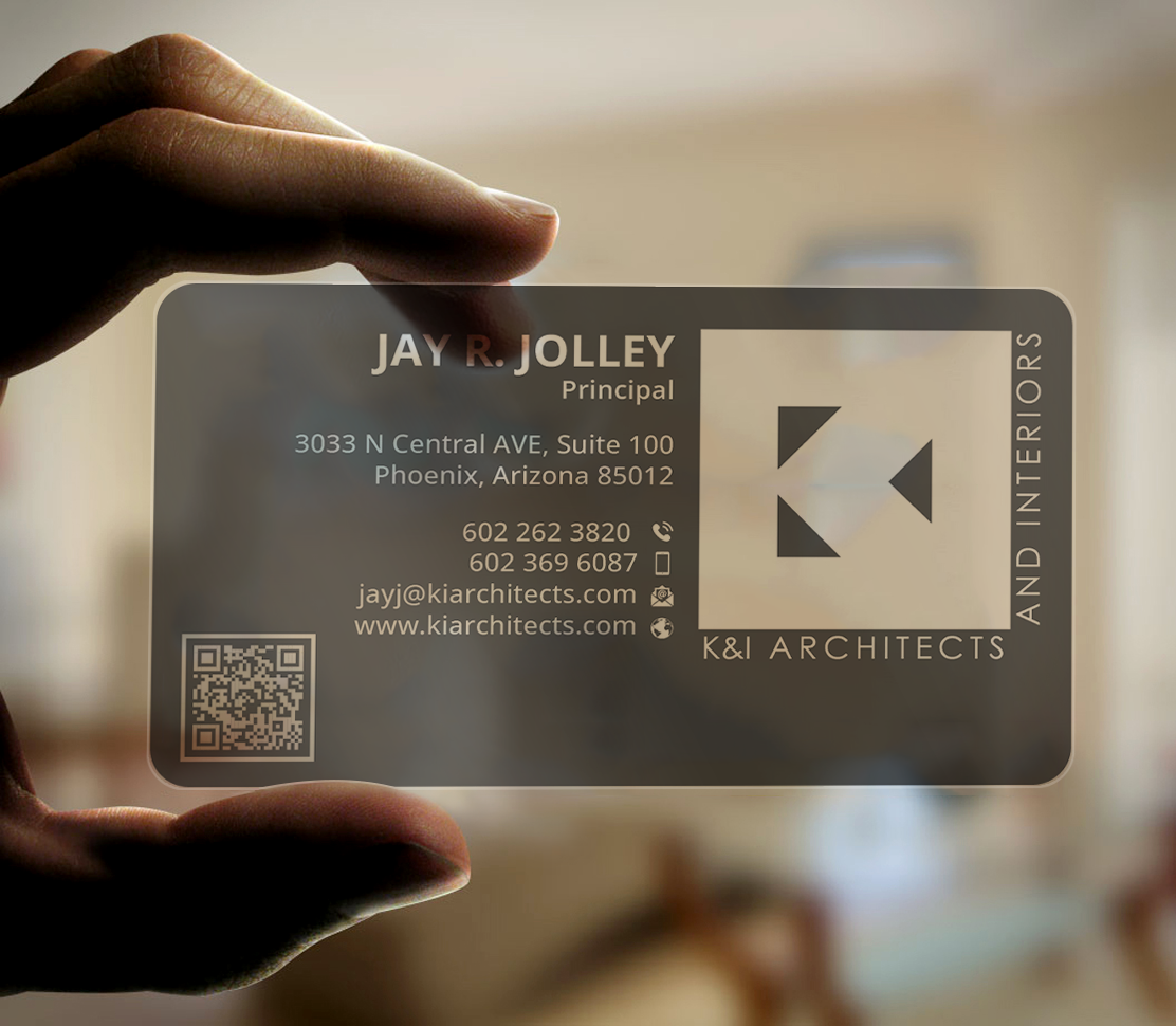 Business Card Design by DesignerShahadat for K&I Architects and Interiors LLC | Design #31774522