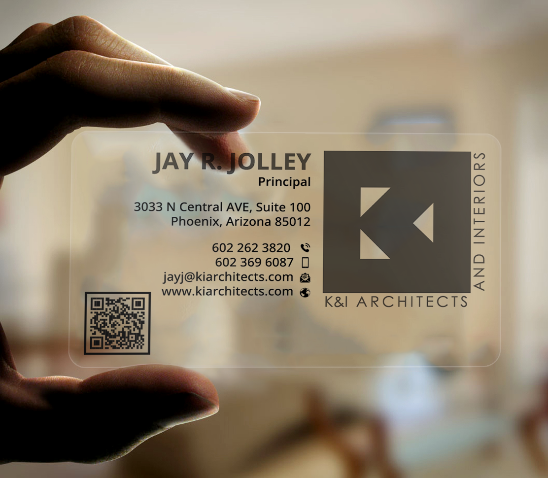 Business Card Design by DesignerShahadat for K&I Architects and Interiors LLC | Design #31774528
