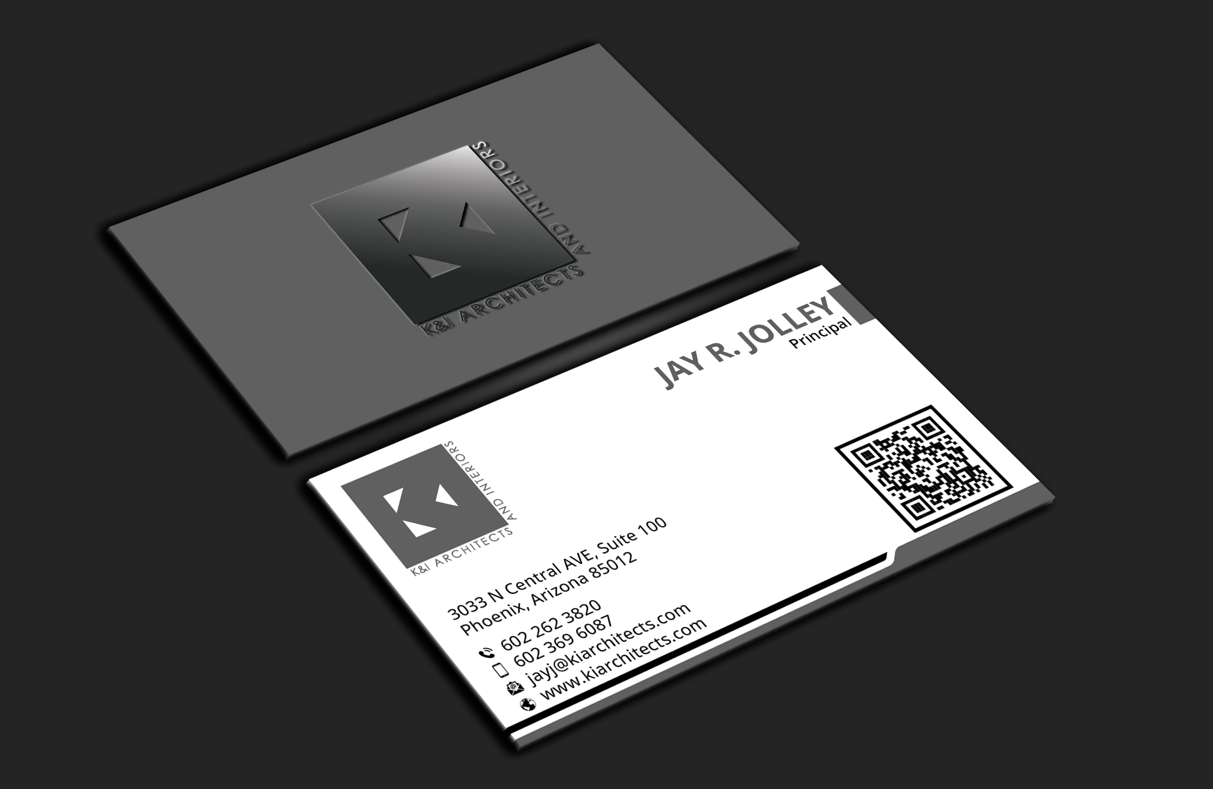 Business Card Design by DesignerShahadat for K&I Architects and Interiors LLC | Design #31775932