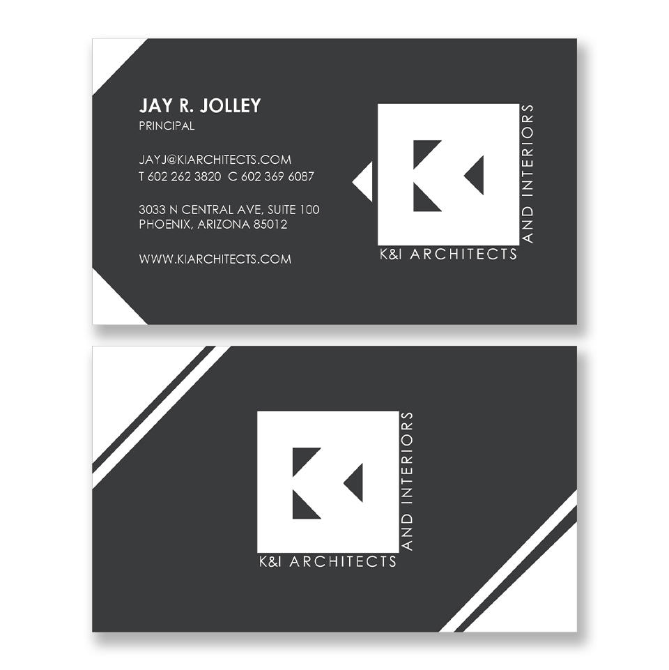 Business Card Design by YourLogoMaster for K&I Architects and Interiors LLC | Design #31739876