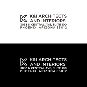 Diseño de Tarjeta de Presentación por B.O_studio para K&I Architects and Interiors LLC | Diseño: #31774434