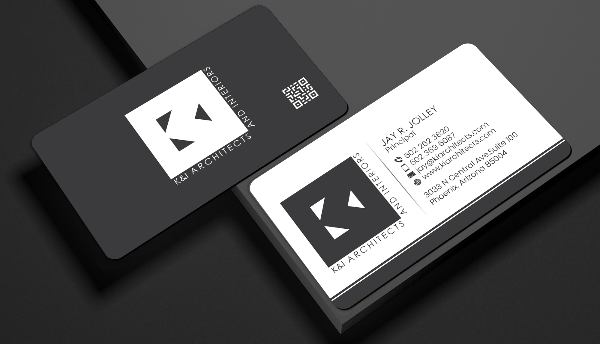 Business Card Design by Creations Box 2015 for K&I Architects and Interiors LLC | Design #31752142