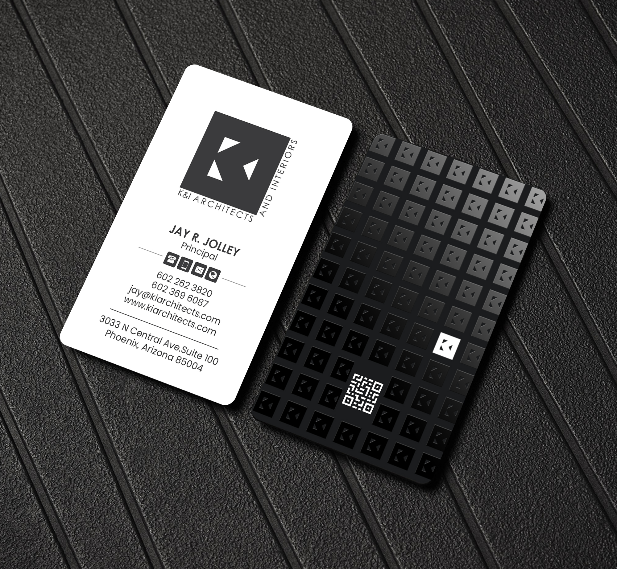 Business Card Design by Creations Box 2015 for K&I Architects and Interiors LLC | Design #31752145