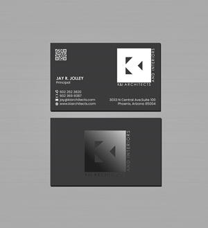 Business Card Design by Creations Box 2015 for K&I Architects and Interiors LLC | Design: #31752152