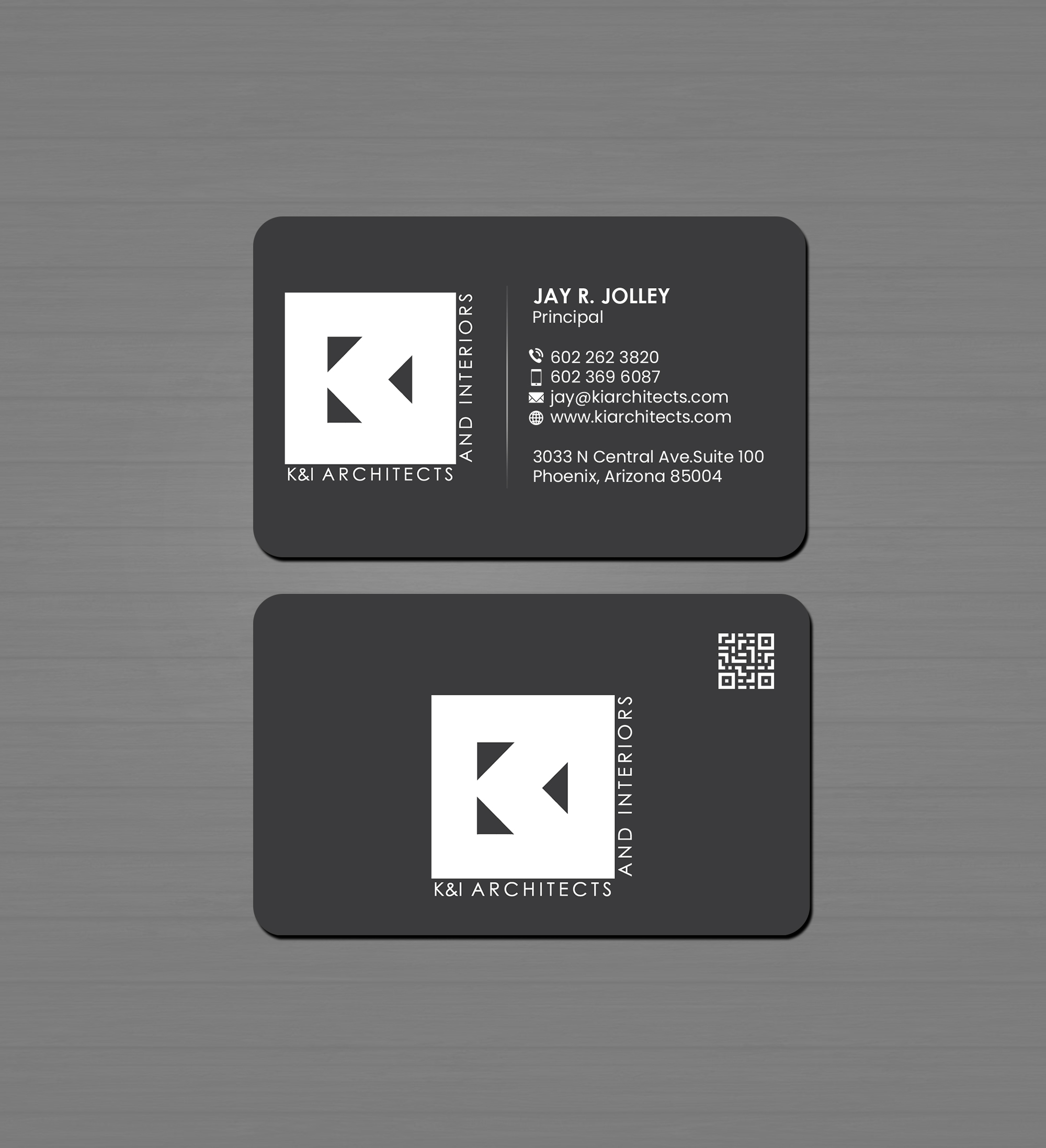 Business Card Design by Creations Box 2015 for K&I Architects and Interiors LLC | Design #31752153