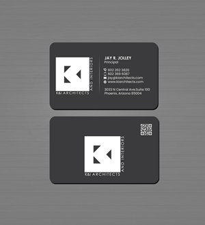 Business Card Design by Creations Box 2015 for K&I Architects and Interiors LLC | Design: #31752153