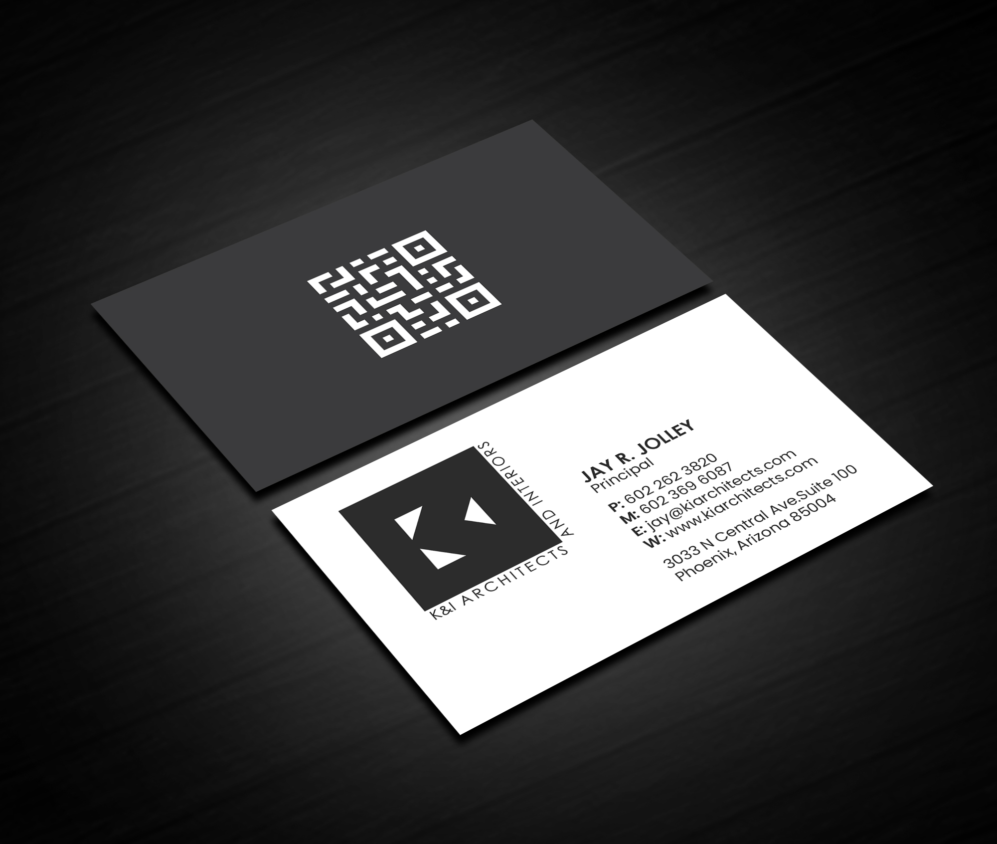 Business Card Design by Creations Box 2015 for K&I Architects and Interiors LLC | Design #31770394