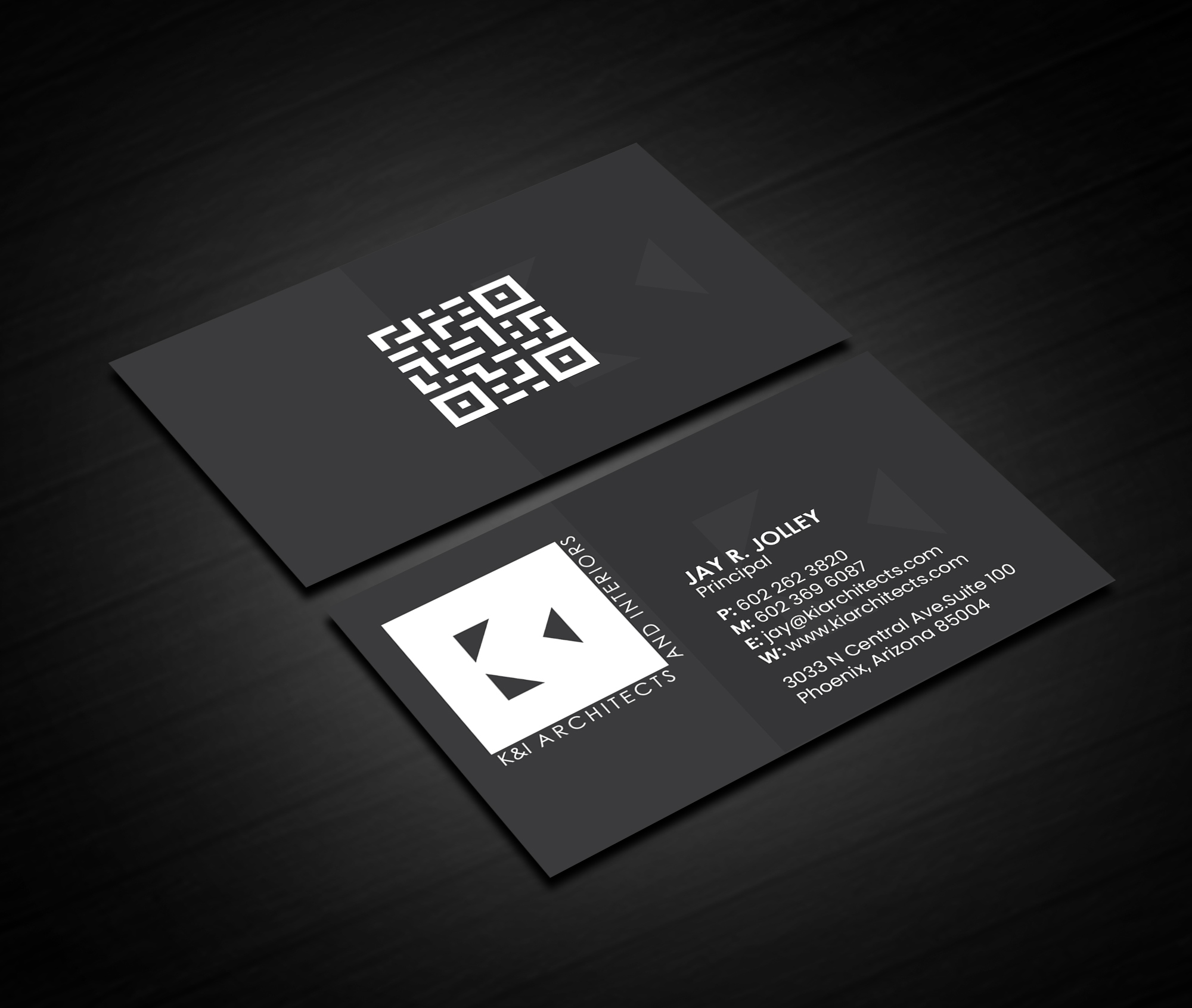 Business Card Design by Creations Box 2015 for K&I Architects and Interiors LLC | Design #31770395