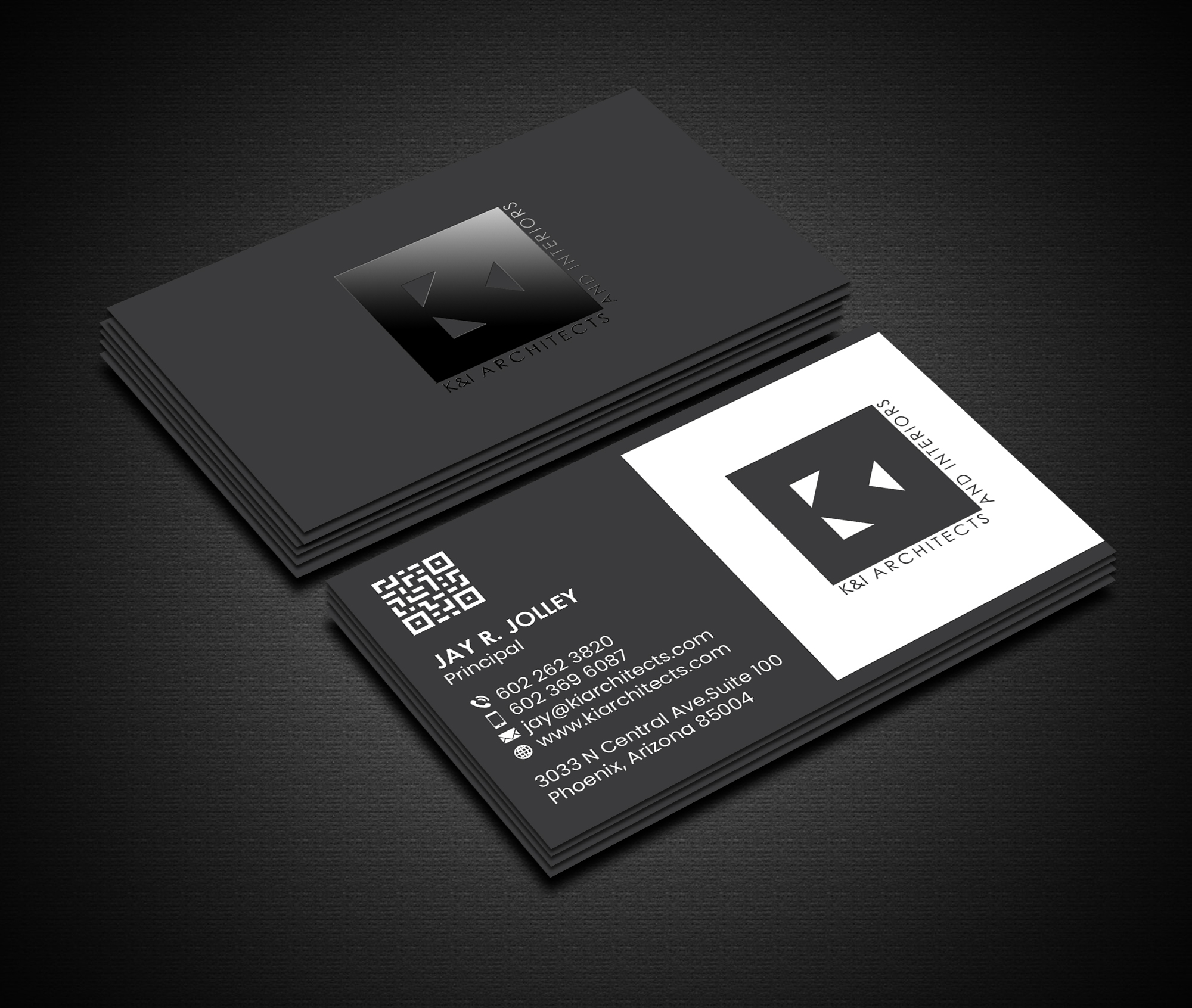 Design de Carte de Visite par Creations Box 2015 pour K&I Architects and Interiors LLC | Design #31770414