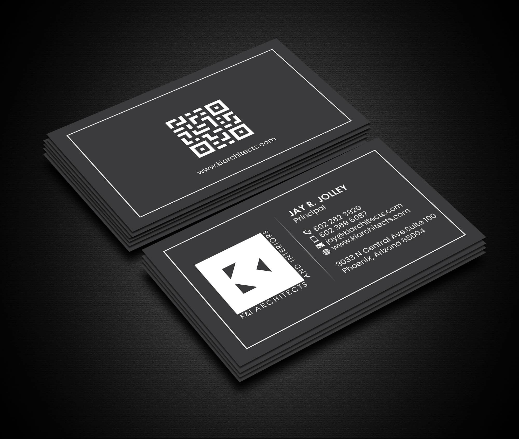 Design de Carte de Visite par Creations Box 2015 pour K&I Architects and Interiors LLC | Design #31770420