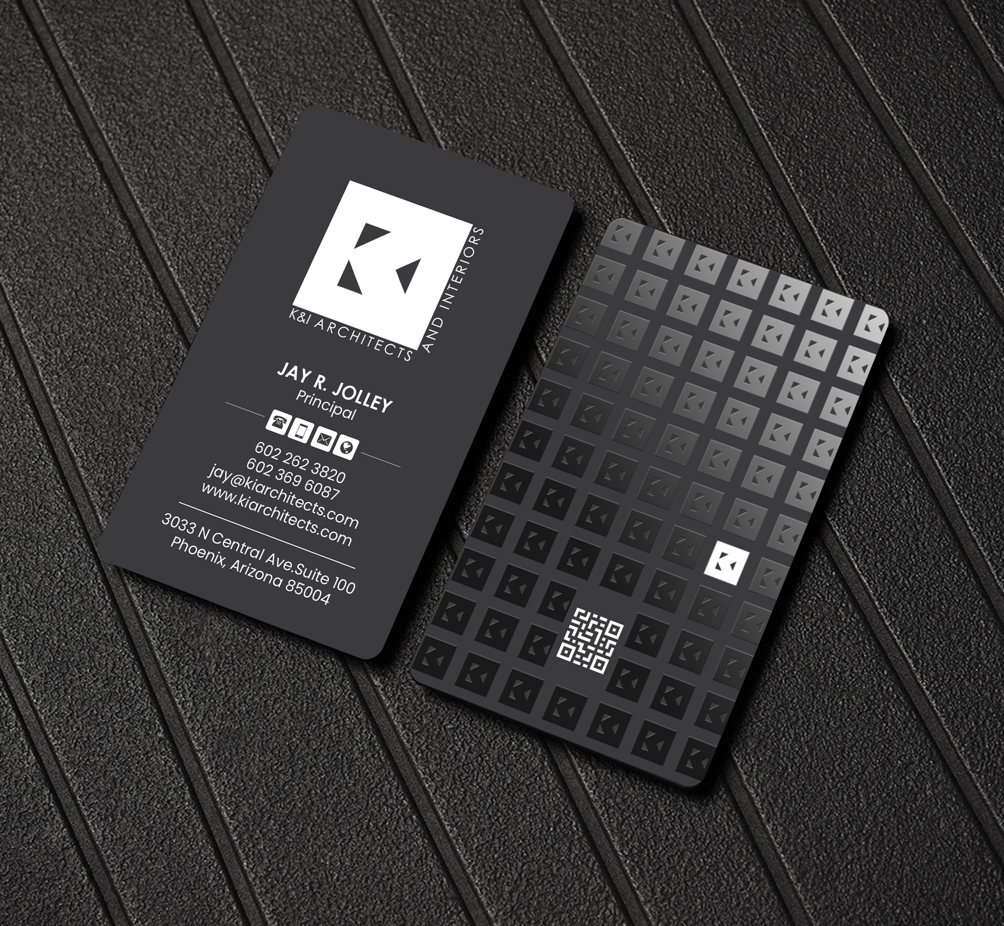 Business Card Design by Creations Box 2015 for K&I Architects and Interiors LLC | Design #31770426