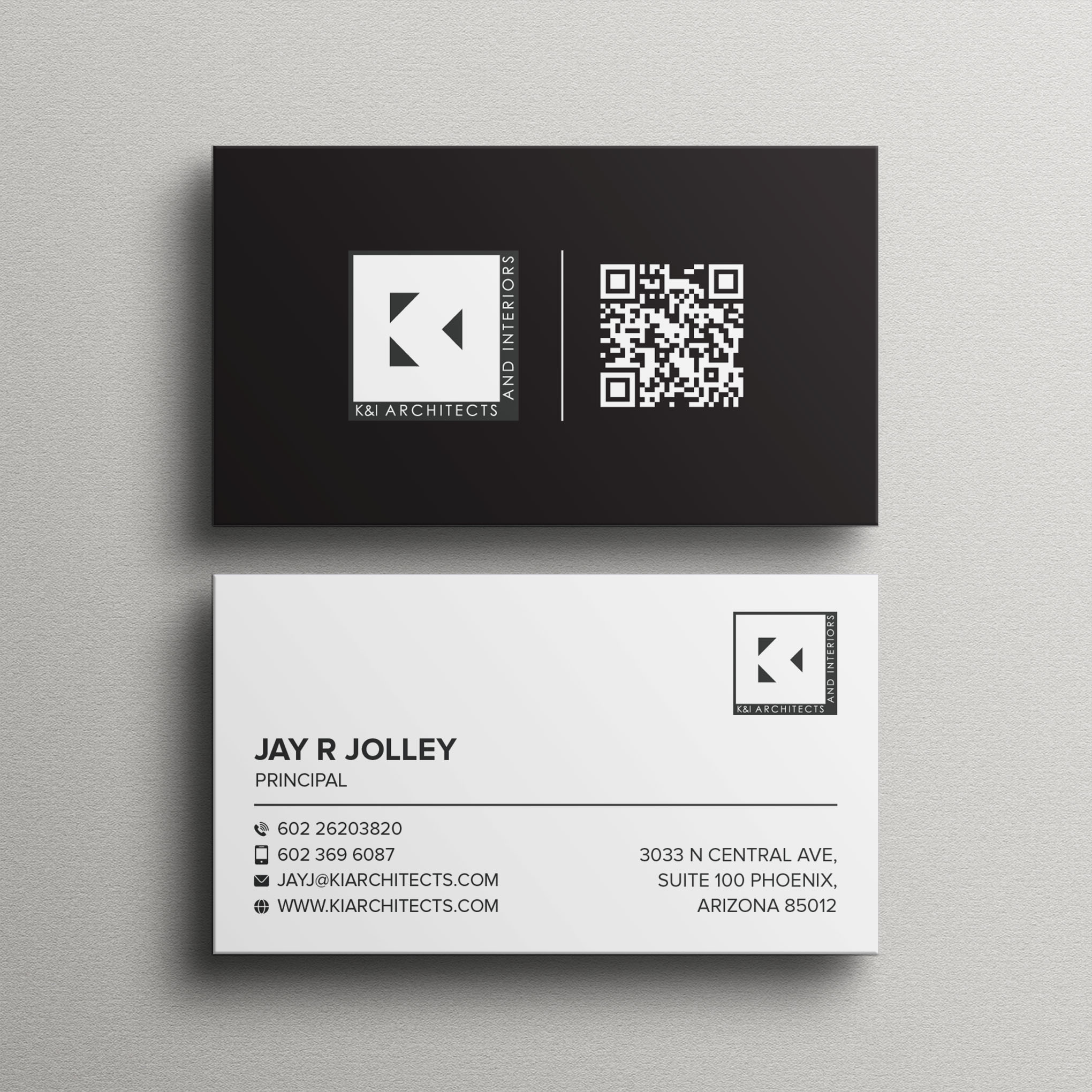 Business Card Design by Bikash Das for K&I Architects and Interiors LLC | Design #31776054