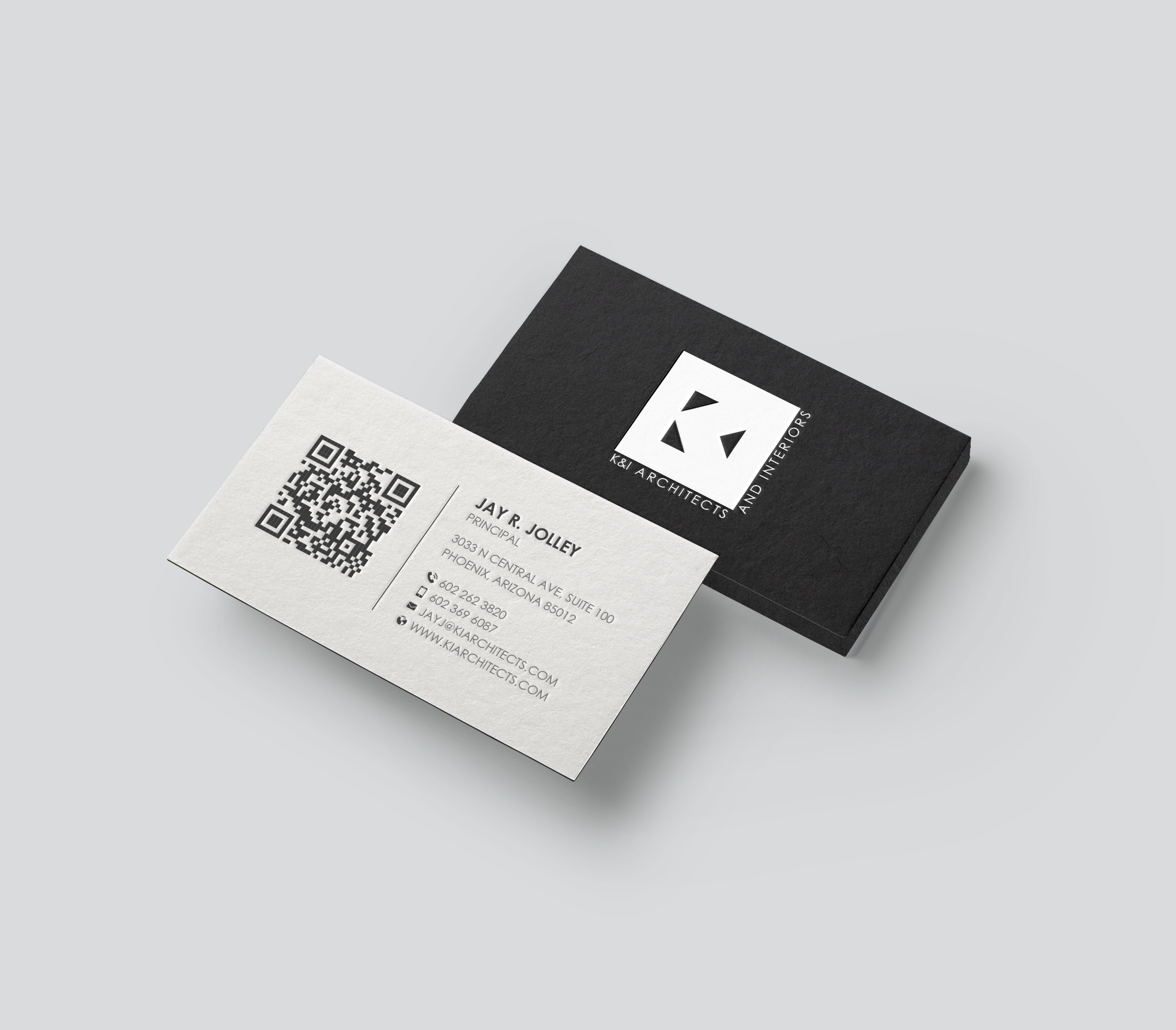 Business Card Design by DesignShout for K&I Architects and Interiors LLC | Design #31755314