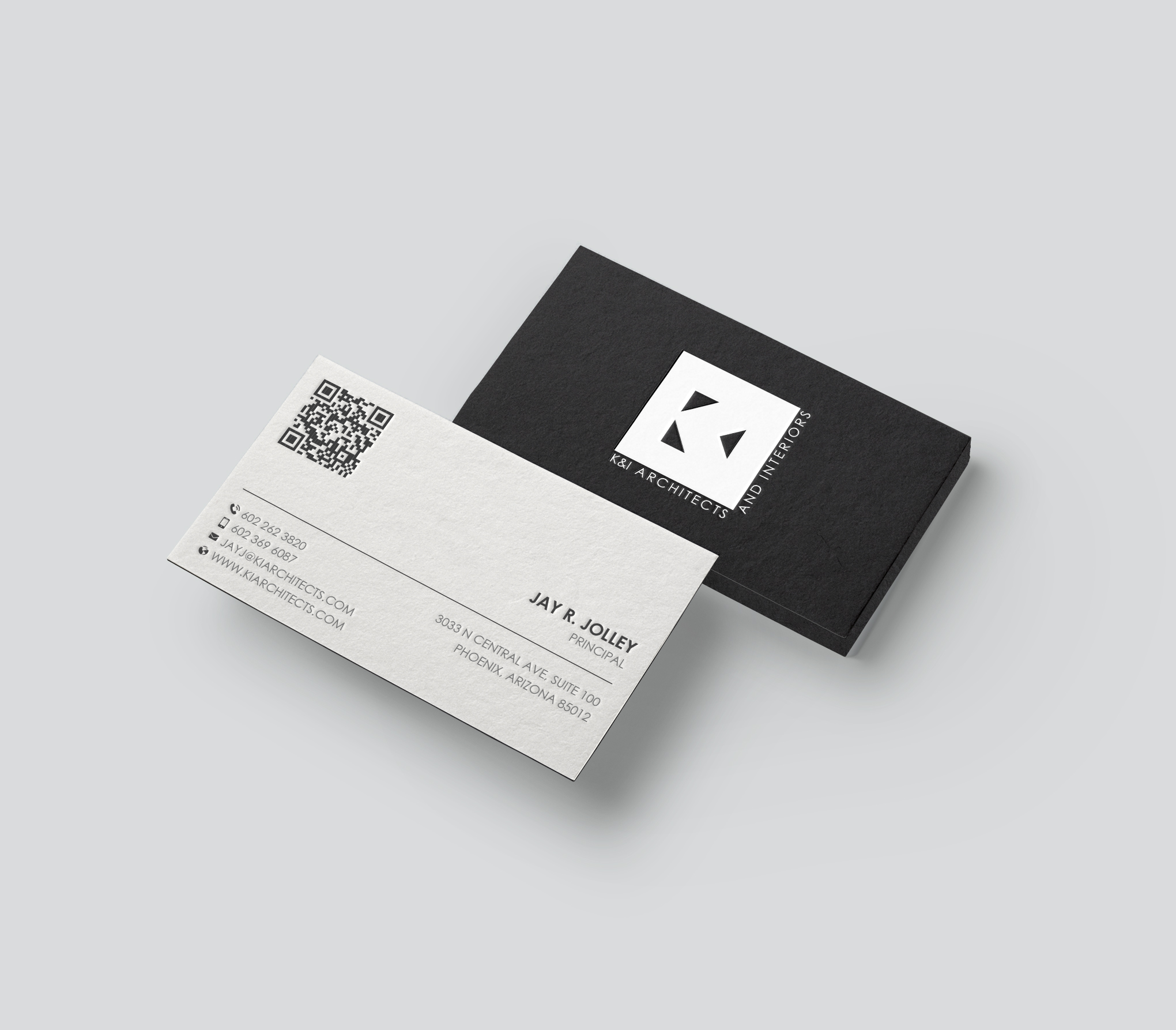 Business Card Design by DesignShout for K&I Architects and Interiors LLC | Design #31755451