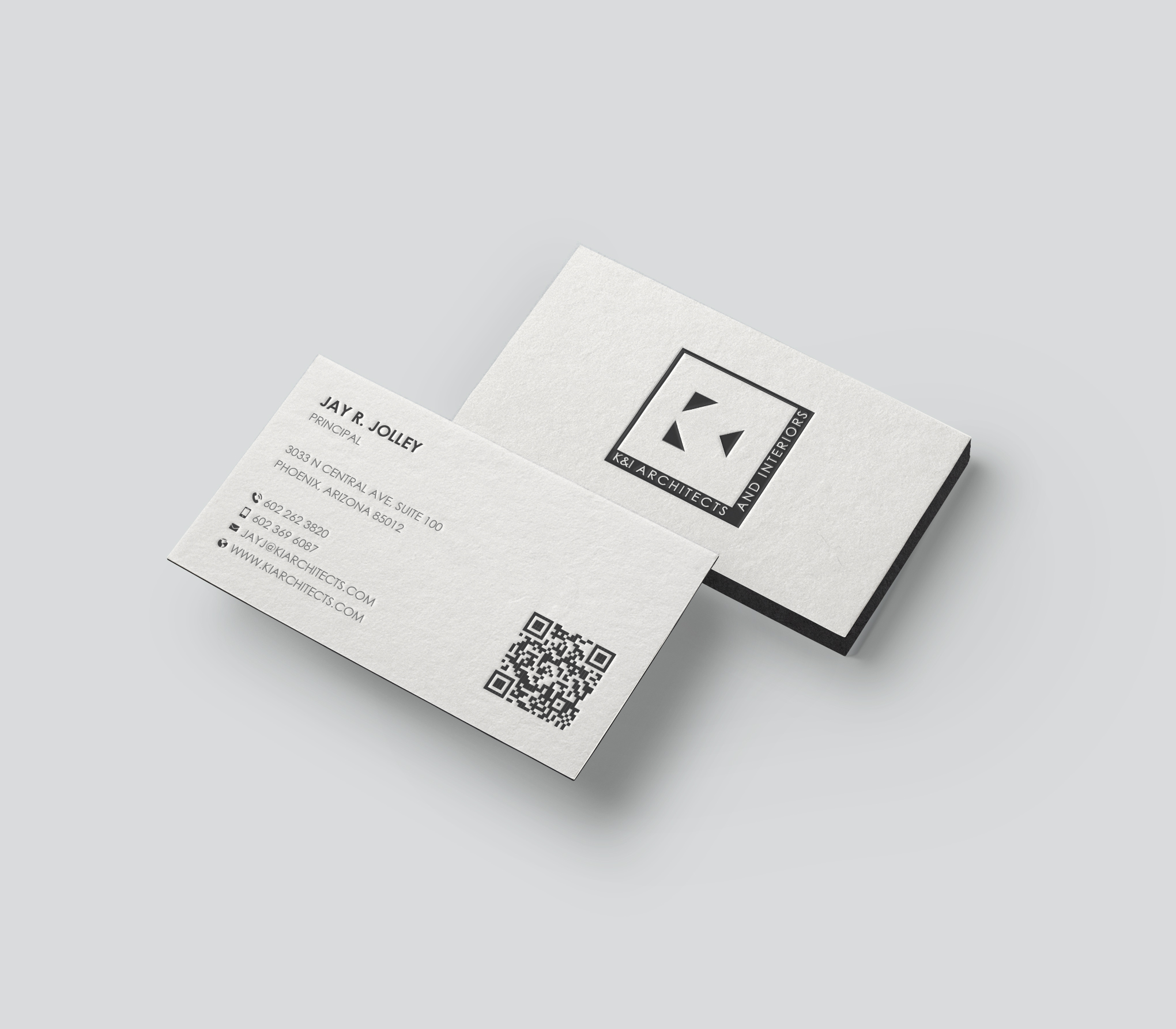 Business Card Design by DesignShout for K&I Architects and Interiors LLC | Design #31755527