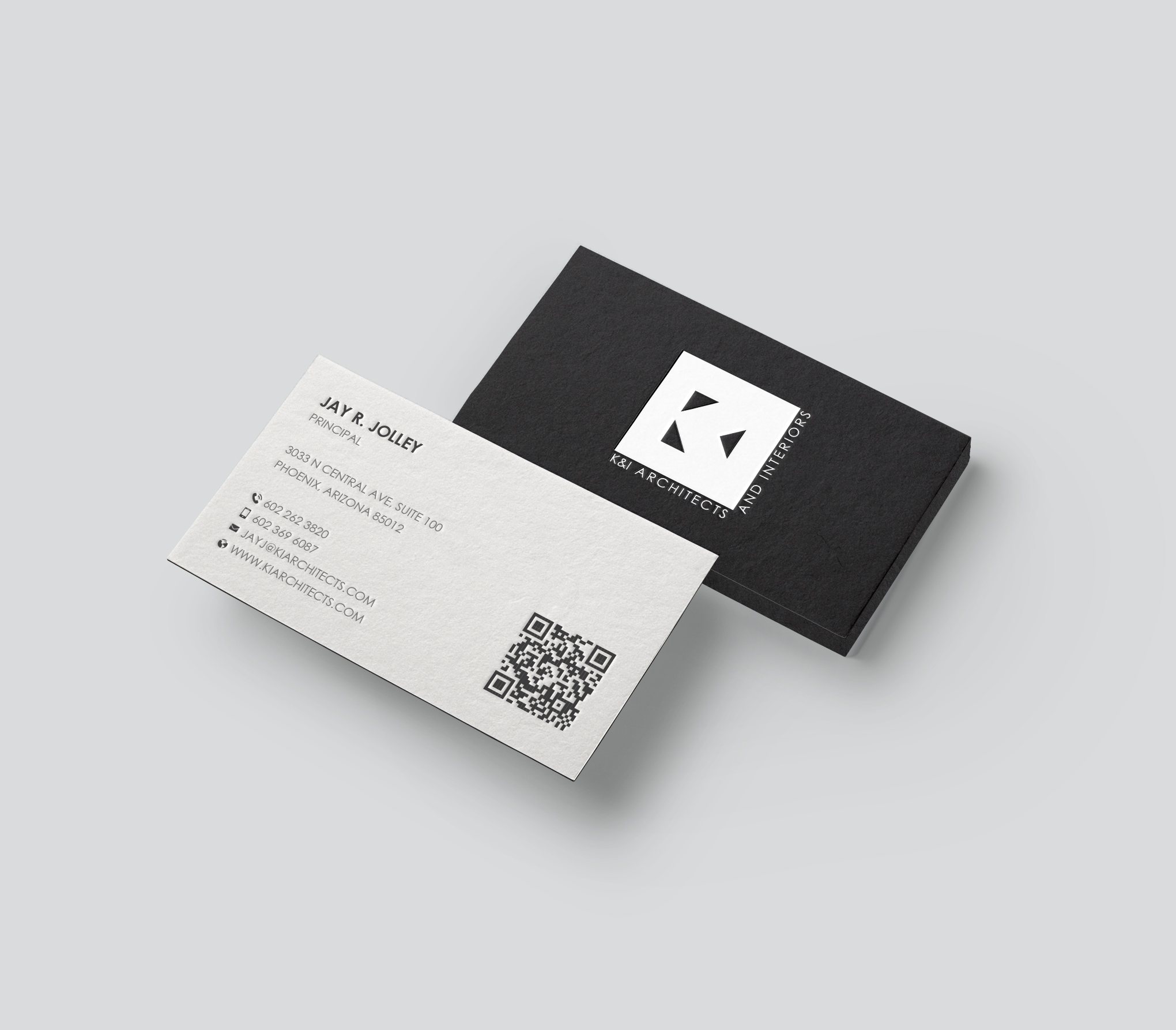 Business Card Design by DesignShout for K&I Architects and Interiors LLC | Design #31755529