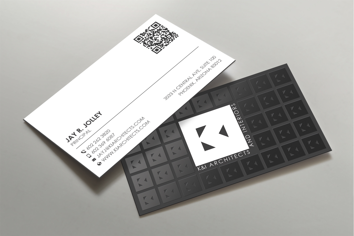 Business Card Design by DesignShout for K&I Architects and Interiors LLC | Design #31755706