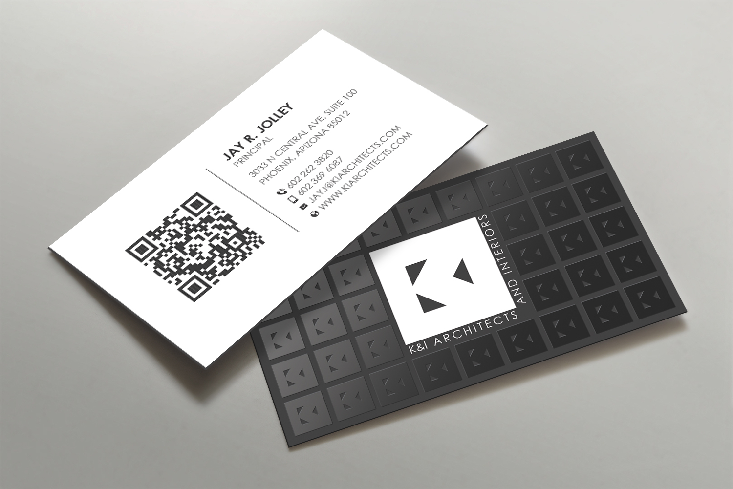 Business Card Design by DesignShout for K&I Architects and Interiors LLC | Design #31755707