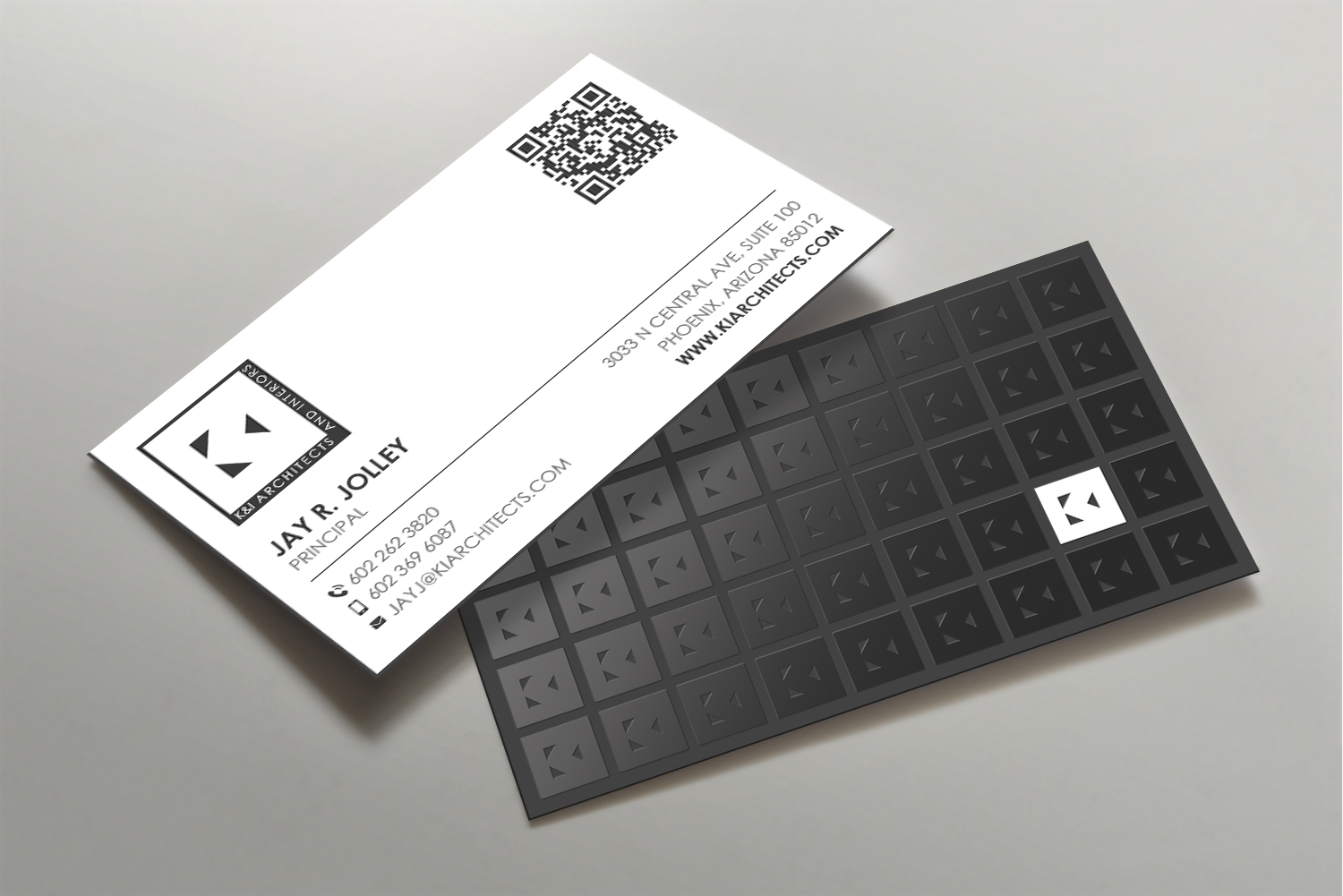 Business Card Design by DesignShout for K&I Architects and Interiors LLC | Design #31755730