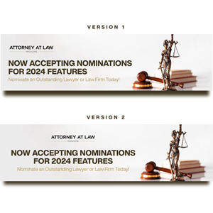 Banner-Design von Design By Muila für Attorney at Law Magazine | Design: #31777675