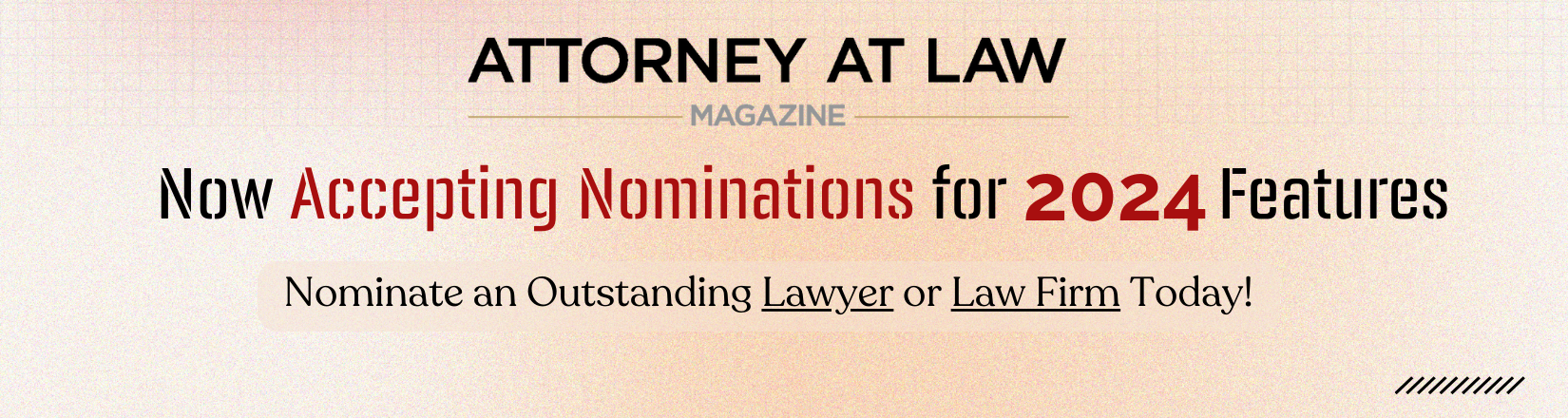 Diseño De Banner Publicitario por Rohan.Gupta para Attorney at Law Magazine | Diseño #31730354