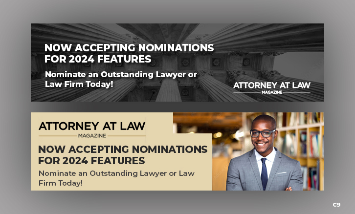 Diseño De Banner Publicitario por pb para Attorney at Law Magazine | Diseño #31752377