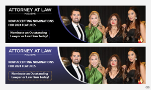 Banner-Design von pb für Attorney at Law Magazine | Design: #31752378