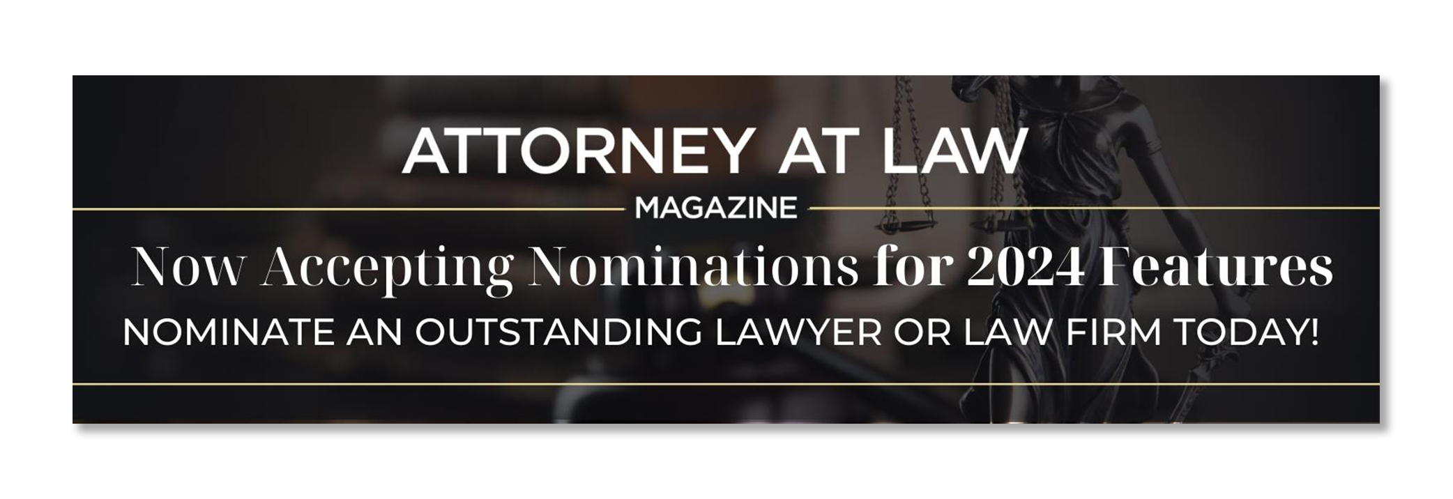 Diseño De Banner Publicitario por SAI DESIGNS para Attorney at Law Magazine | Diseño #31768408