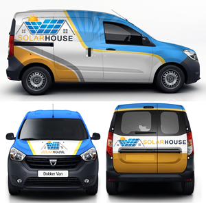 Car Wrap Design for Solar Energy Company