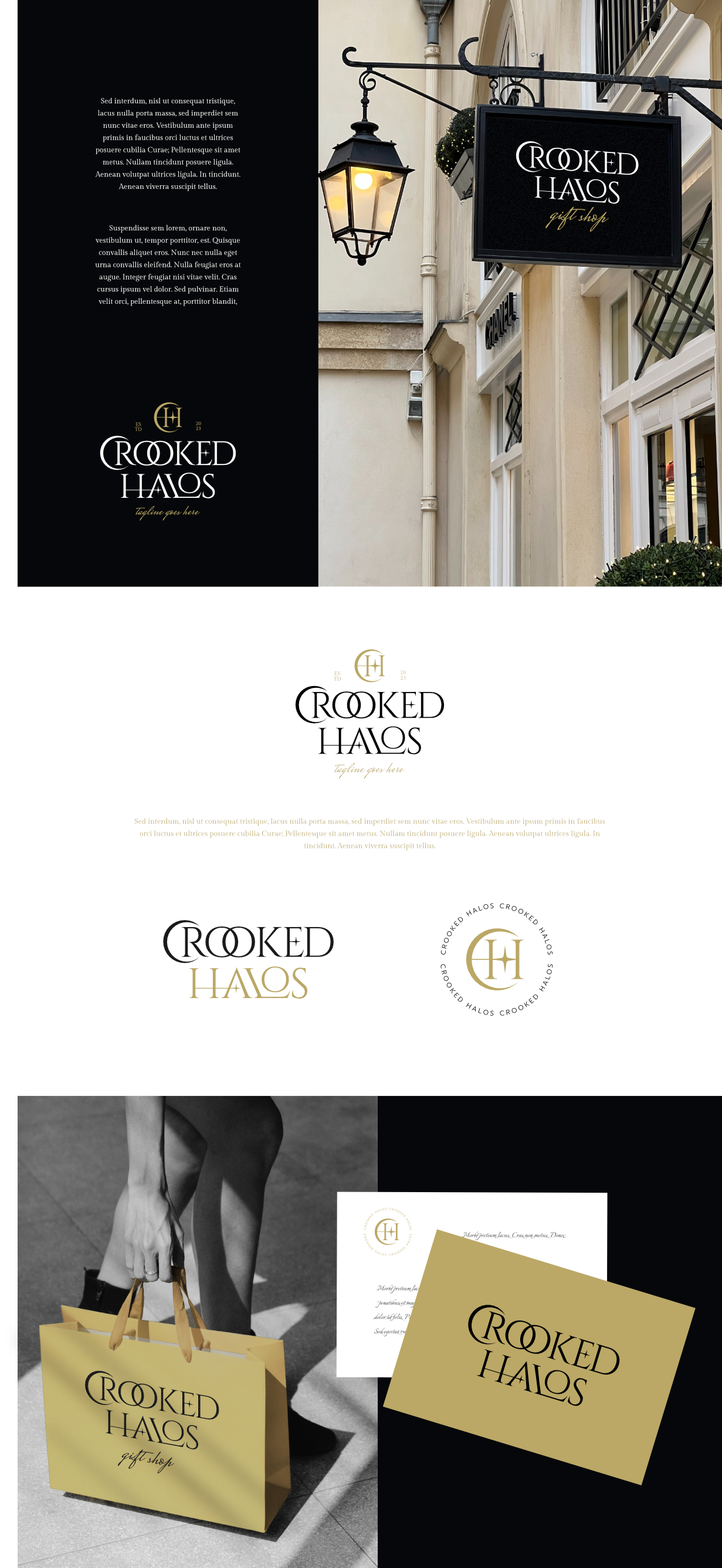 Logo Design by Degantx for Crooked Halos | Design: #31754305