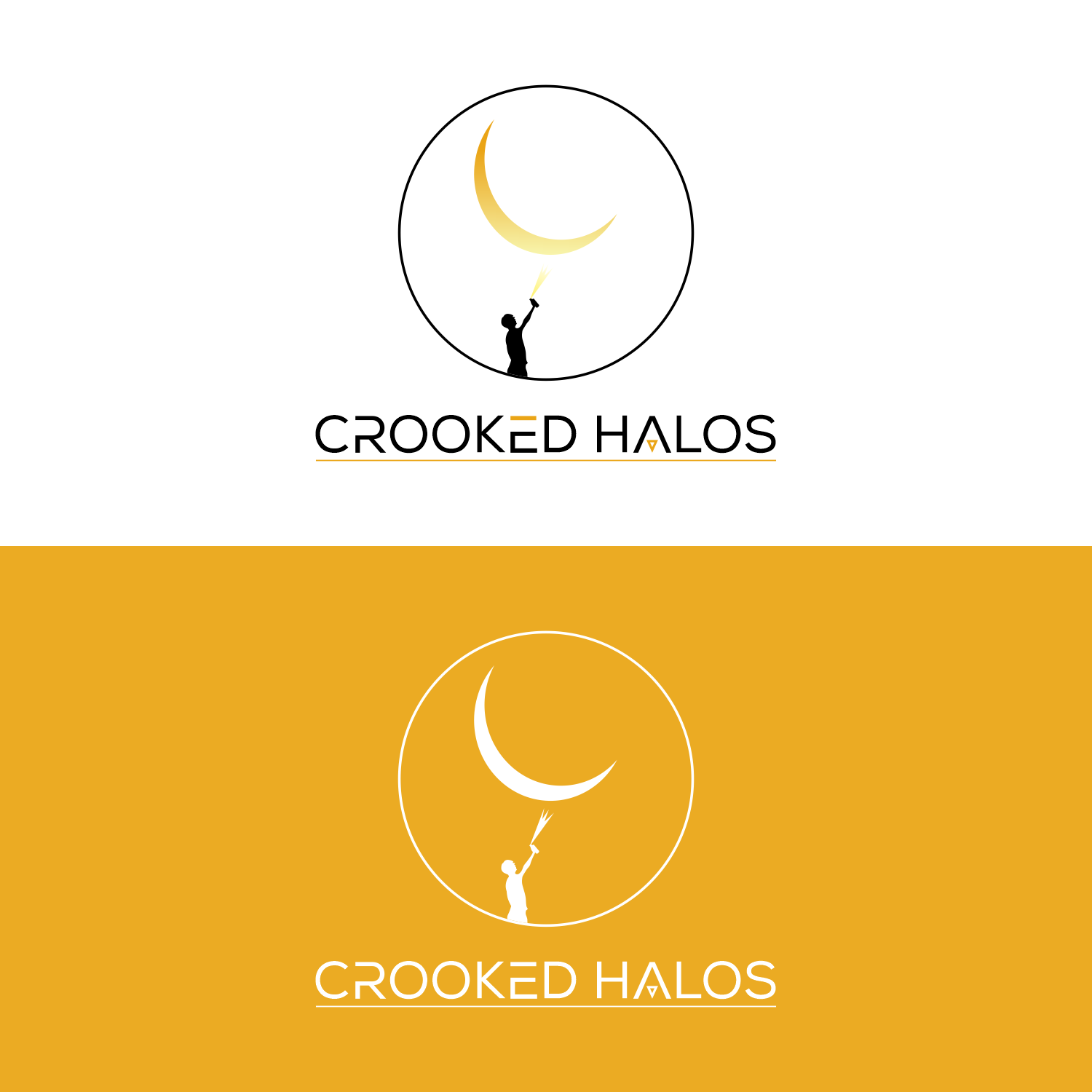 Logo Design by LAMPUNGTENGAH for Crooked Halos | Design #31742261
