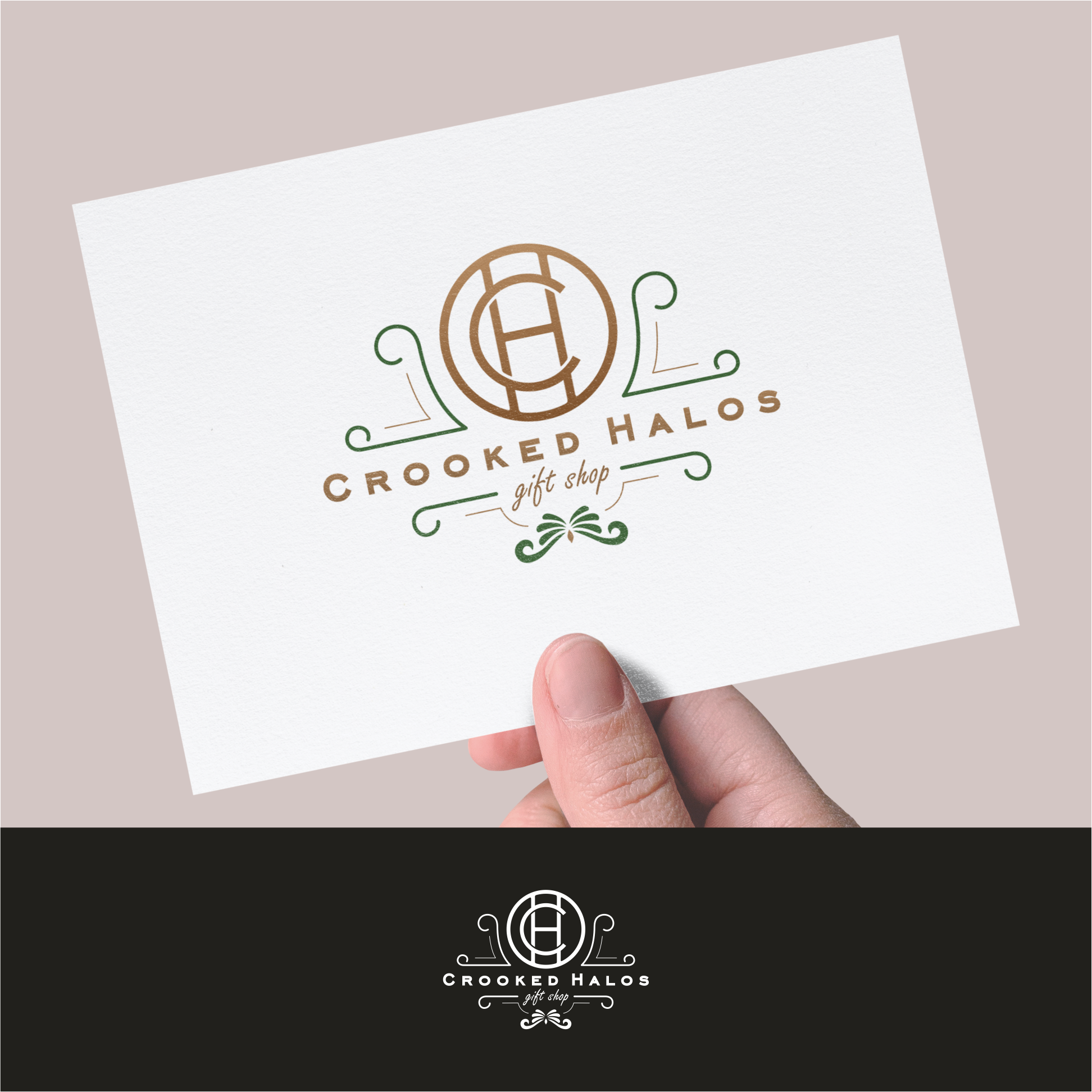 Logo Design by R5 Designer for Crooked Halos | Design #31741258
