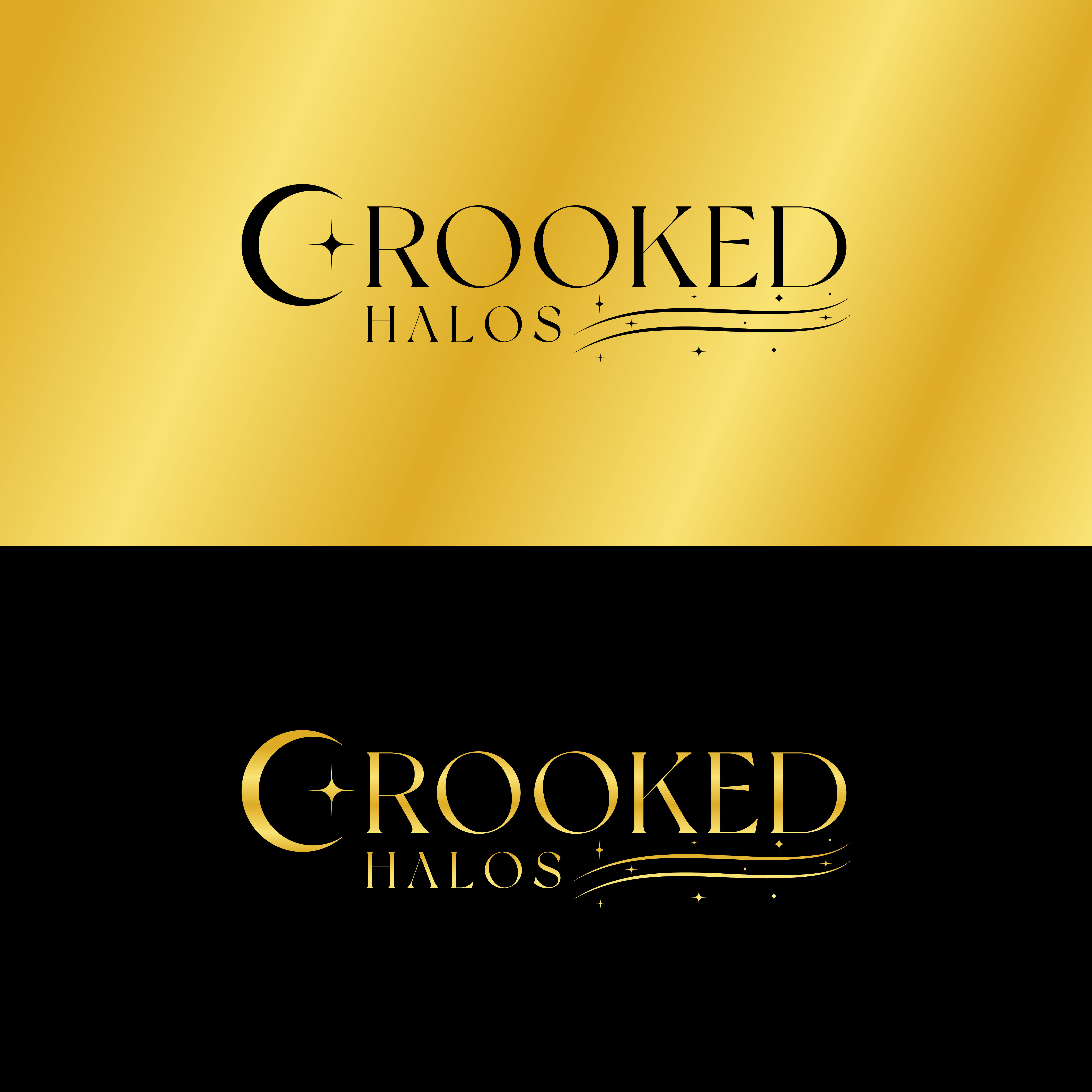 Logo Design by creative.bugs for Crooked Halos | Design #31735367