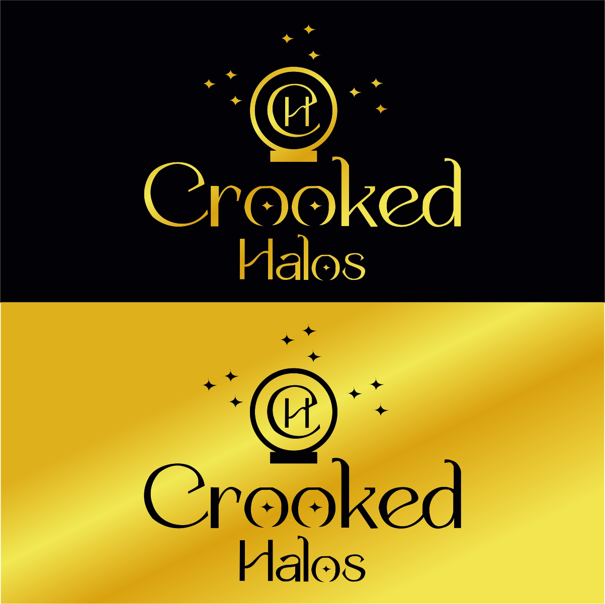 Logo Design by creative.bugs for Crooked Halos | Design #31749972