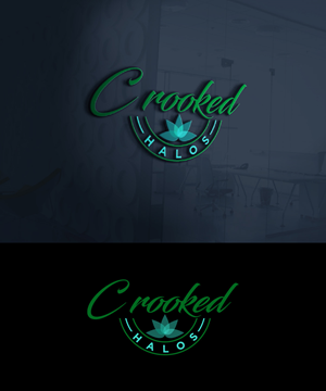 Logo Design by fly  design for Crooked Halos | Design: #31743244