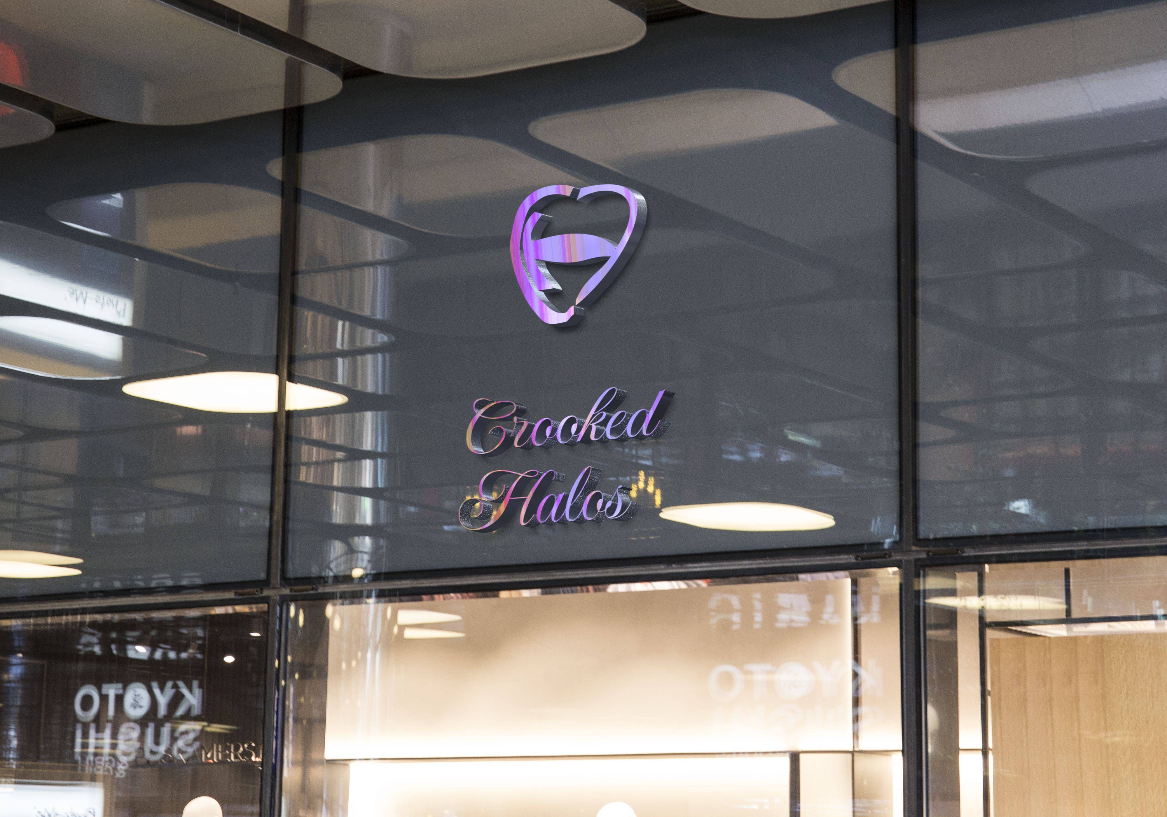Logo Design by Florent 2 for Crooked Halos | Design #31745712