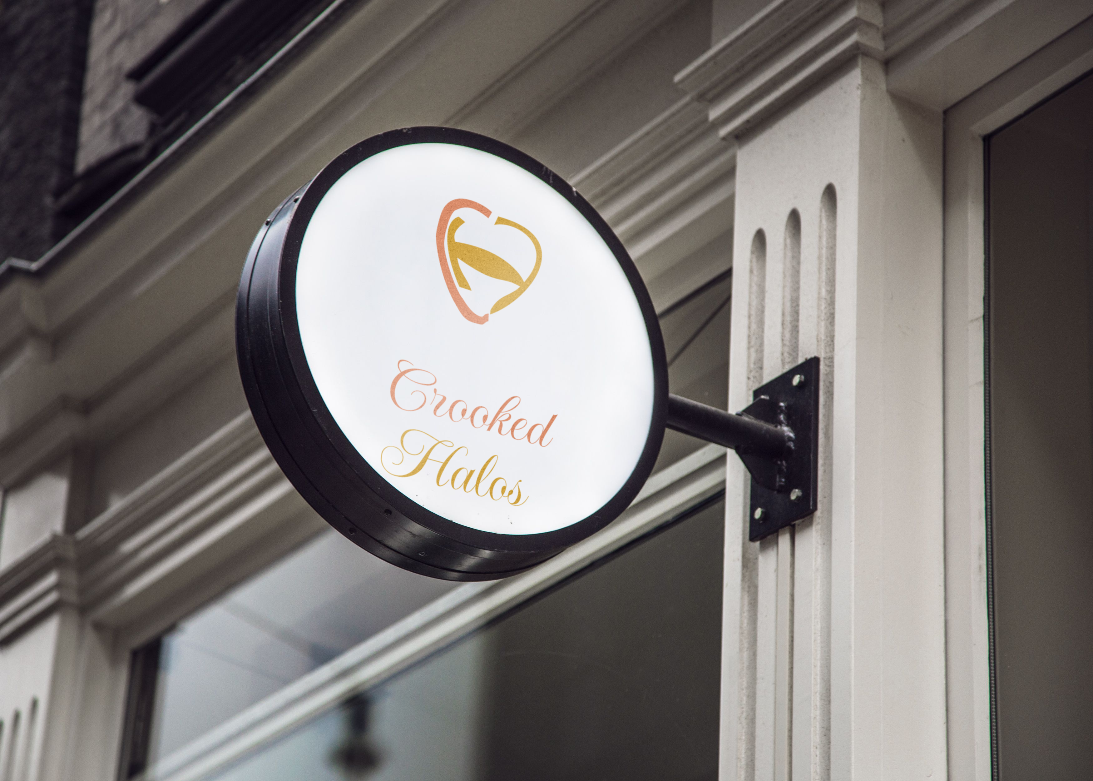 Logo Design by Florent 2 for Crooked Halos | Design #31745713