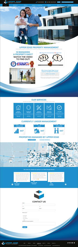 Diseño Web por MarkoE para Upper Edge Property Management Inc. | Diseño #31771132