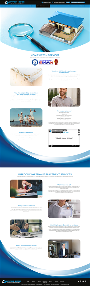 Web Design par MarkoE pour Upper Edge Property Management Inc. | Design : #31771135