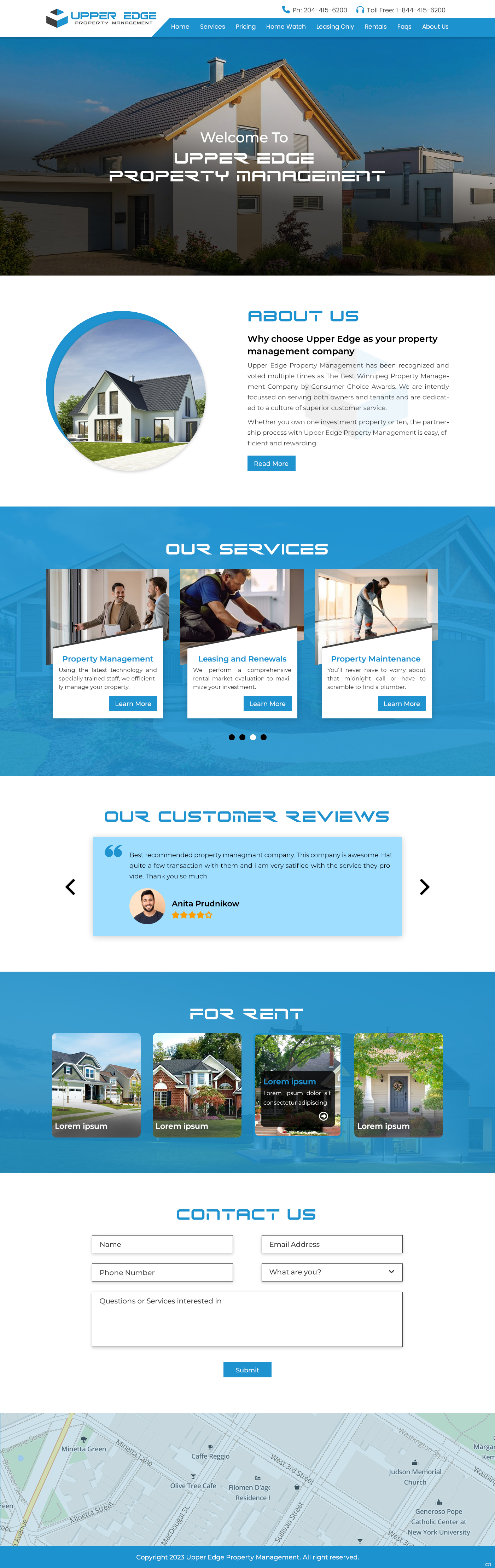 Web Design by pb for Upper Edge Property Management Inc. | Design #31744878
