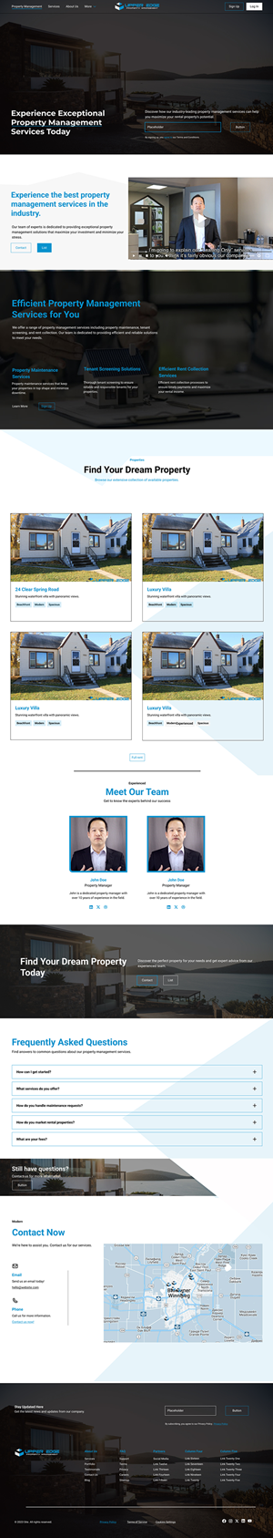Web Design par zeykan pour Upper Edge Property Management Inc. | Design : #31792091