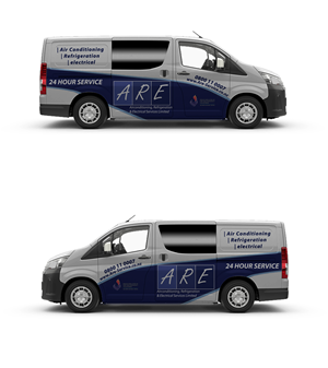 HVAC company van wrap - Modernisation