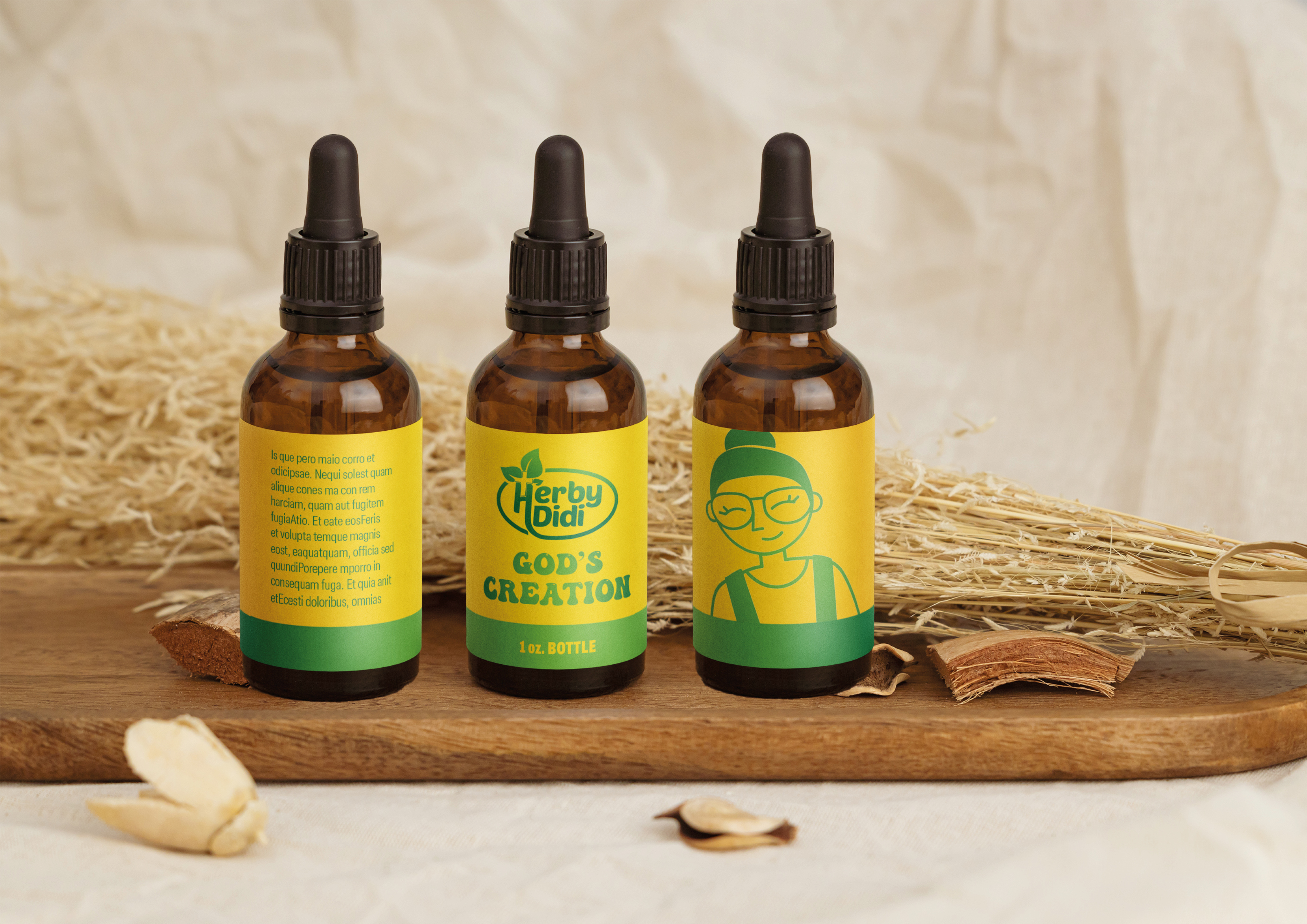 Label Design by MarkoE for Herby Didi | Design #31782451